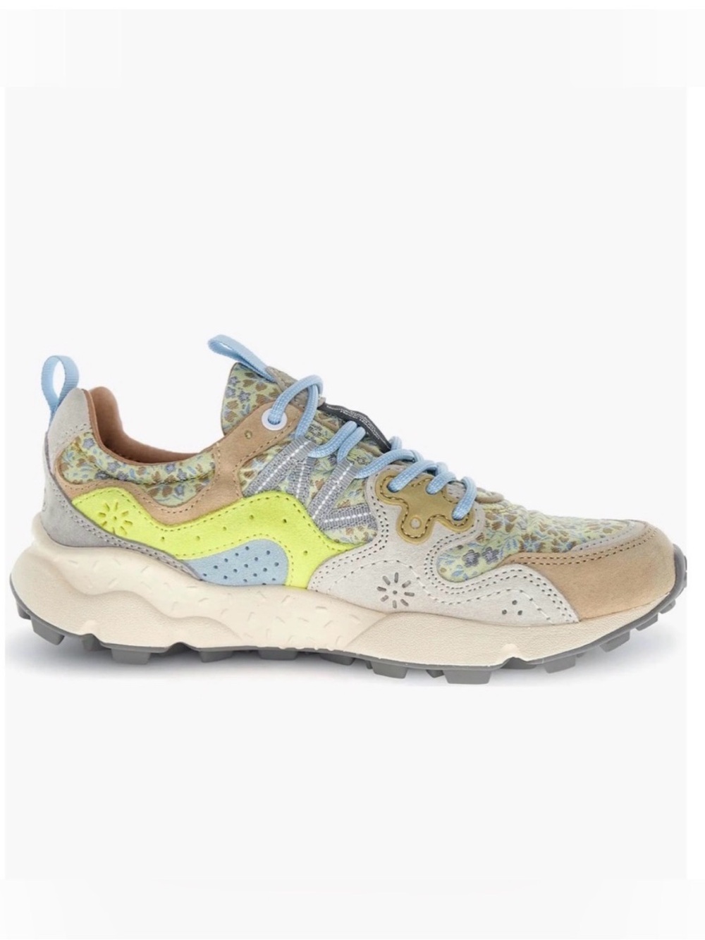 NWT Flower Mountain Yamano 3 Sneaker in Cream Yellow - Picture 3 of 14